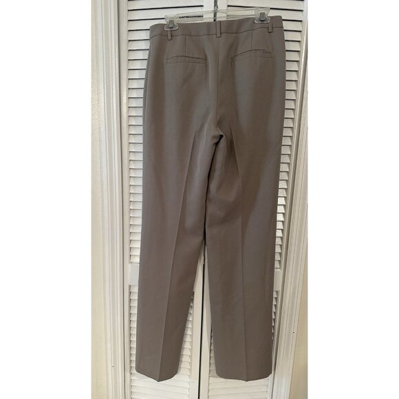 J. Crew 100% Wool Women's Dress Pants Trousers Sz 8 Tall Wide leg Minimalist - Picture 2 of 6